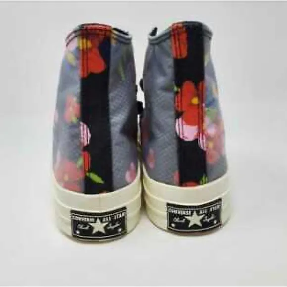 - Converse Floral Chuck 70 Sz 6  (men) Hi Top Womens Shoes Black Flower