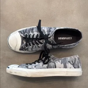 😎 Converse x Jack Purcell Men's Gray Camouflage Sneakers