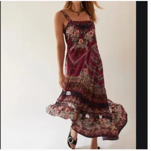 ⭐️ Lovett Floral Aztec Boho Chic Hip Modern Hipster Art Hippie Peasant Dress