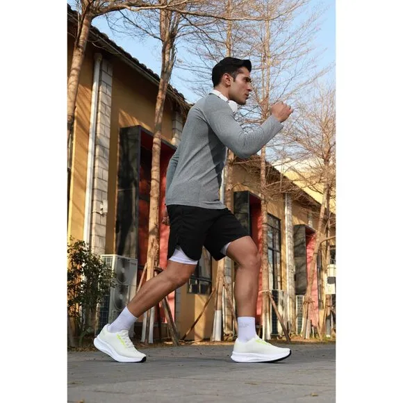 🆕 Men White Athletic Sneakers Walking Gym Comfortable Tennis Road Training Shoe