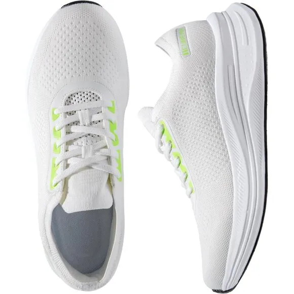 🆕 Men White Athletic Sneakers Walking Gym Comfortable Tennis Road Training Shoe