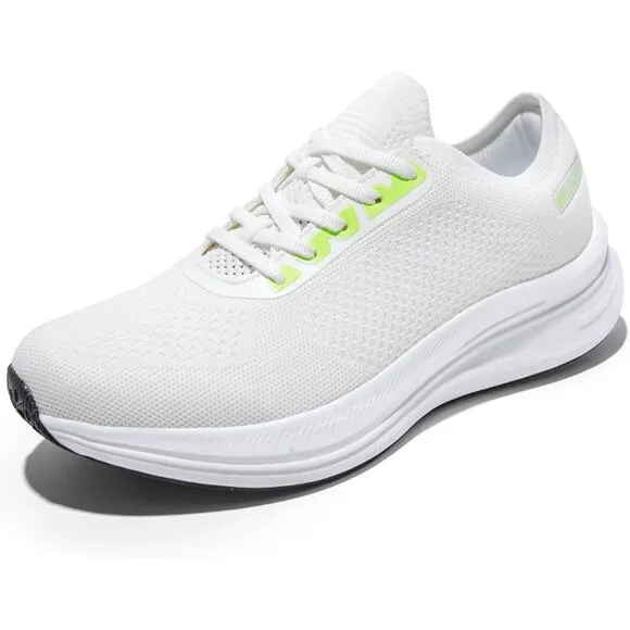 🆕 Men White Athletic Sneakers Walking Gym Comfortable Tennis Road Training Shoe