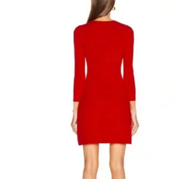 🥰 NWT A.L.C. knit modern red dress