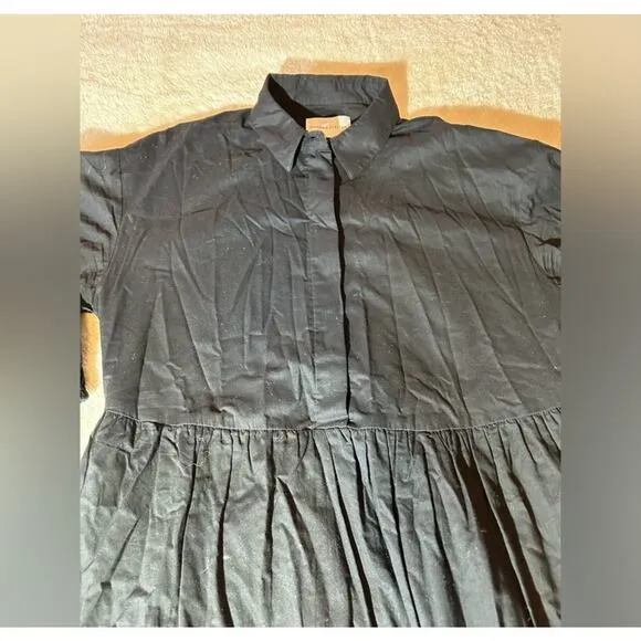 $160 Modern Citizen Black Delia Tiered Maxi Dress‎ Size M