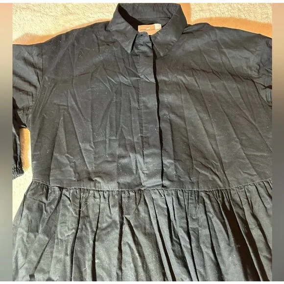$160 Modern Citizen Black Delia Tiered Maxi Dress‎ Size M