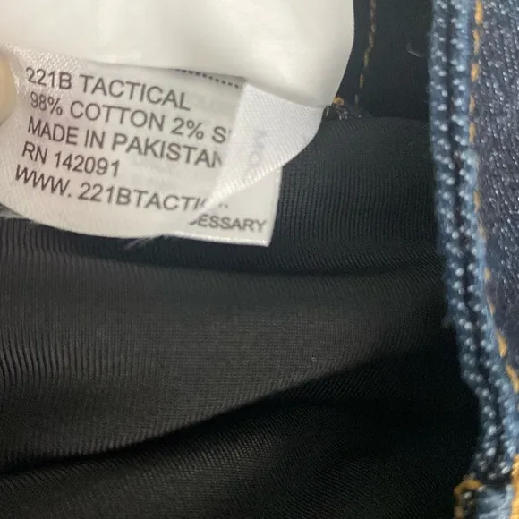 221B Asset Tactical Men’s Jeans Dark Wash