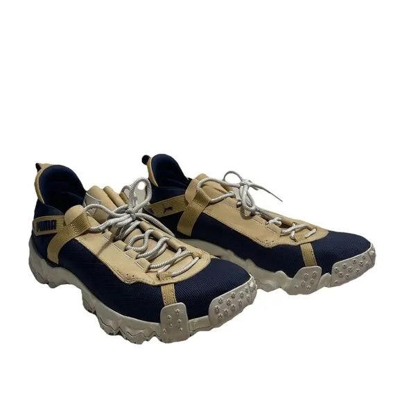 [369338-01] Puma Men's Trailfox Trainers-Peacoat/Taos Taupe Size US13/EU47 EUC