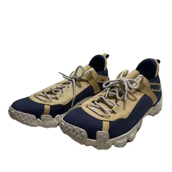[369338-01] Puma Men's Trailfox Trainers-Peacoat/Taos Taupe Size US13/EU47 EUC