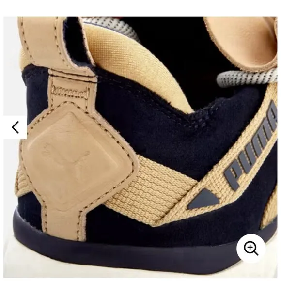 [369338-01] Puma Men's Trailfox Trainers-Peacoat/Taos Taupe Size US13/EU47 EUC