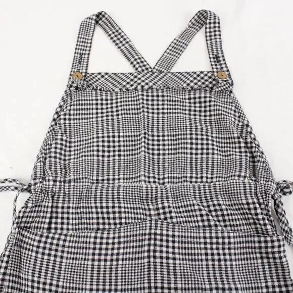 630. FREE PEOPLE Chrissie Mini Skirtall dress in Black combo Sz M NWOT $148