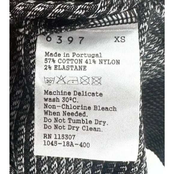 6397 Women Oversized Houndstooth Mini Shirt Dress XS Modern Lagenlook Minimalist