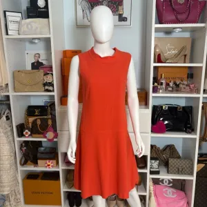 $795 Lafayette 148 Modern High Neck Dress 🍊