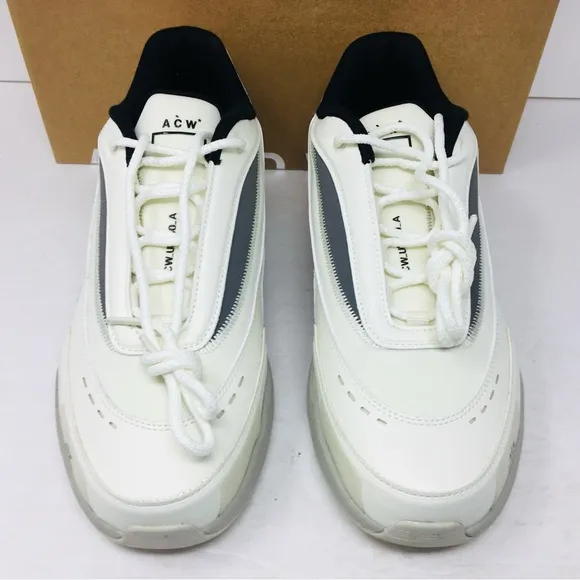 A-COLD-WALL Men's White and Gray Sneakers with Modern Athletic Design