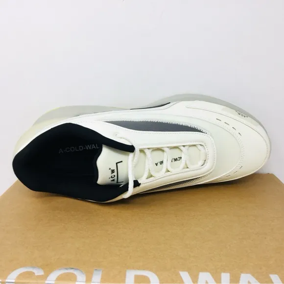A-COLD-WALL Men's White and Gray Sneakers with Modern Athletic Design