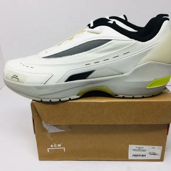 A-COLD-WALL Men's White and Gray Sneakers with Modern Athletic Design