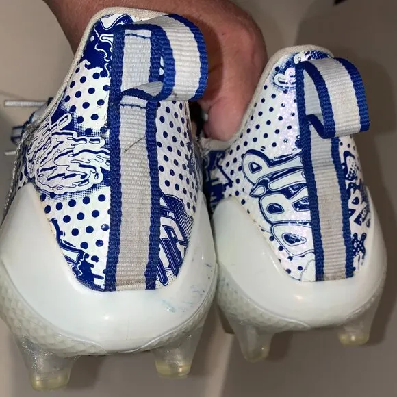 Adidas Adizero 11.0 Comics Football Cleats Men's Size 9.5 US Lightweight Blue