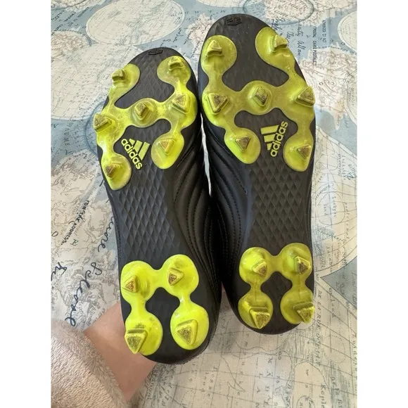 Adidas Copa 19.4 FG BB8091 Men's Soccer Cleats Futbol Shoes Black Yellow 7.5