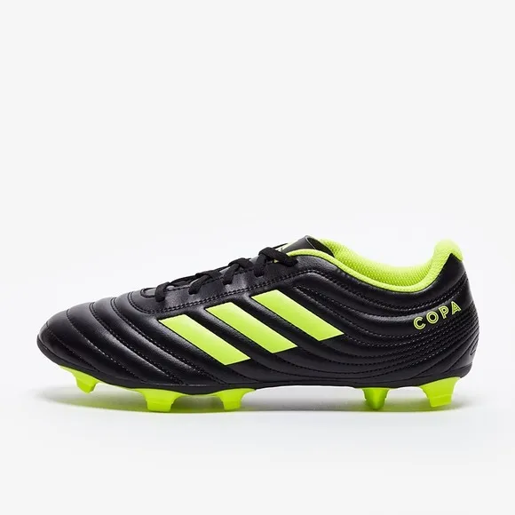 Adidas Copa 19.4 FG BB8091 Men's Soccer Cleats Futbol Shoes Black Yellow 7.5