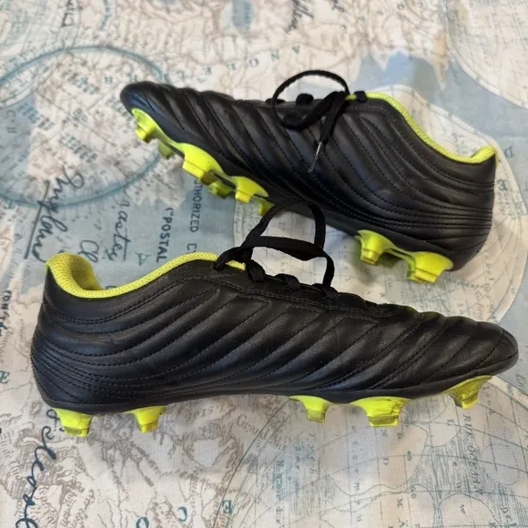Adidas Copa 19.4 FG BB8091 Men's Soccer Cleats Futbol Shoes Black Yellow 7.5