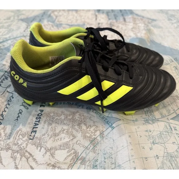 Adidas Copa 19.4 FG BB8091 Men's Soccer Cleats Futbol Shoes Black Yellow 7.5