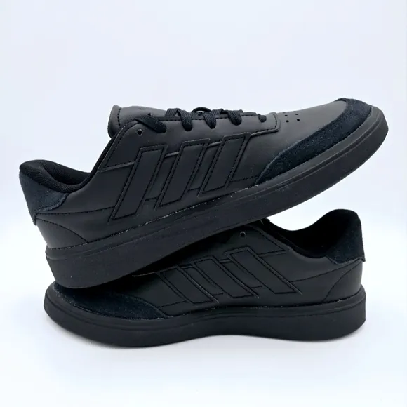 Adidas COURTBLOCK J Black/Black Sneakers Big Kids ID6502.  #A5
