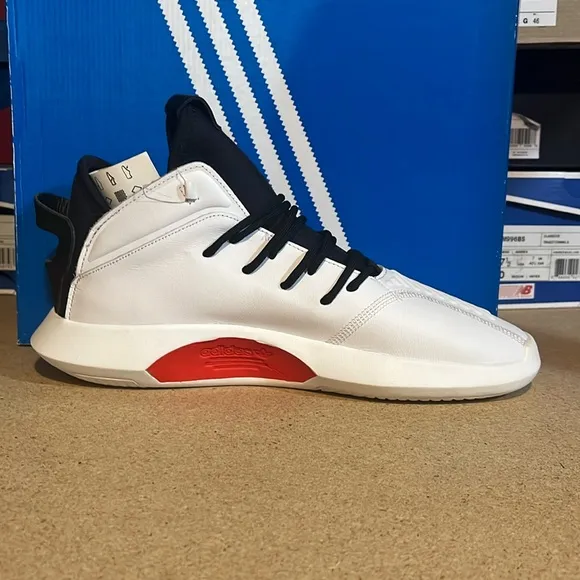Adidas Crazy 1 ADV Kobe shoes sneakers new AQ0320 white black Mens Size 12