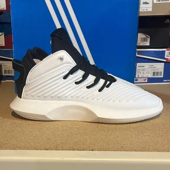 Adidas Crazy 1 ADV Kobe shoes sneakers new AQ0320 white black Mens Size 12