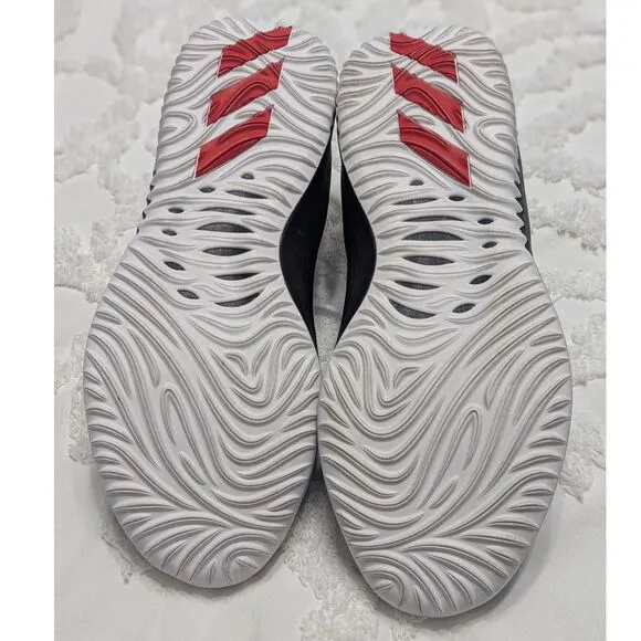 Adidas Dame 4 Rip City YKWTII Men's Basketball Shoes Size 9.5 White Red PreOwned