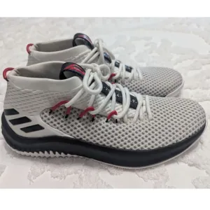 Adidas Dame 4 Rip City YKWTII Men's Basketball Shoes Size 9.5 White Red PreOwned