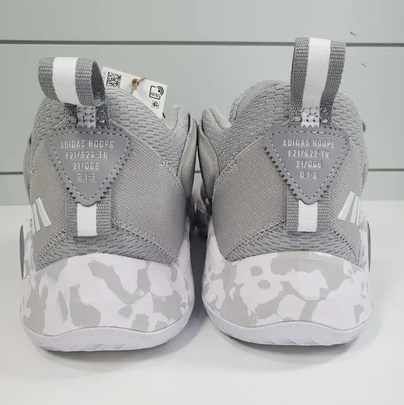 Adidas D.O.N. Issue #3 Team Mid Grey H67723 Basketball Sneakers Size Men's 8