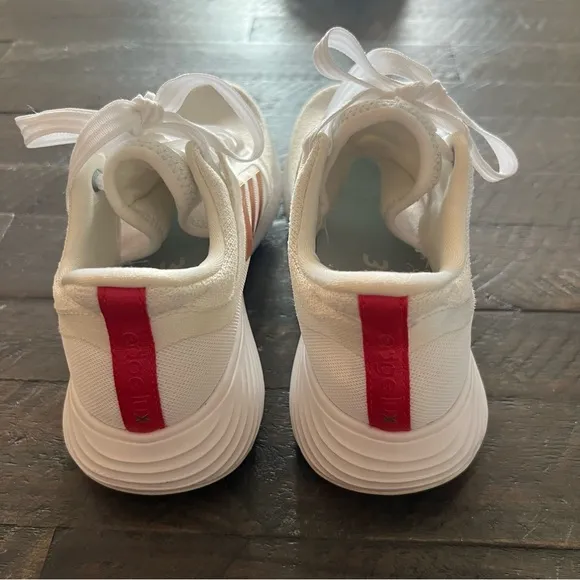 Adidas Edge Lux 3 in white rose gold pink