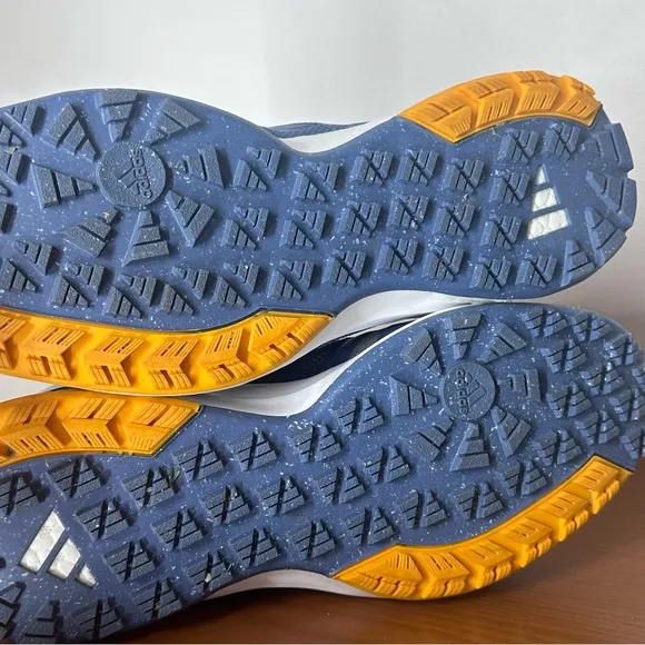adidas EQT Primegreen Spikeless Golf Shoes - Crew Blue/Crew Yellow