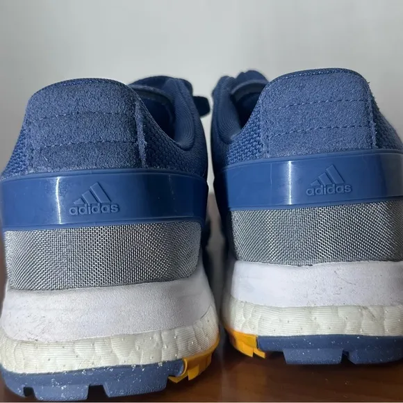 adidas EQT Primegreen Spikeless Golf Shoes - Crew Blue/Crew Yellow