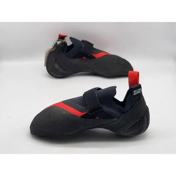Adidas Five Ten Aleon Climbing Shoes Mens Size 12 Black &amp; Red BC0861