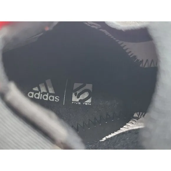 Adidas Five Ten Aleon Climbing Shoes Mens Size 12 Black &amp; Red BC0861