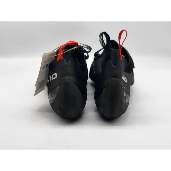 Adidas Five Ten Aleon Climbing Shoes Mens Size 12 Black &amp; Red BC0861