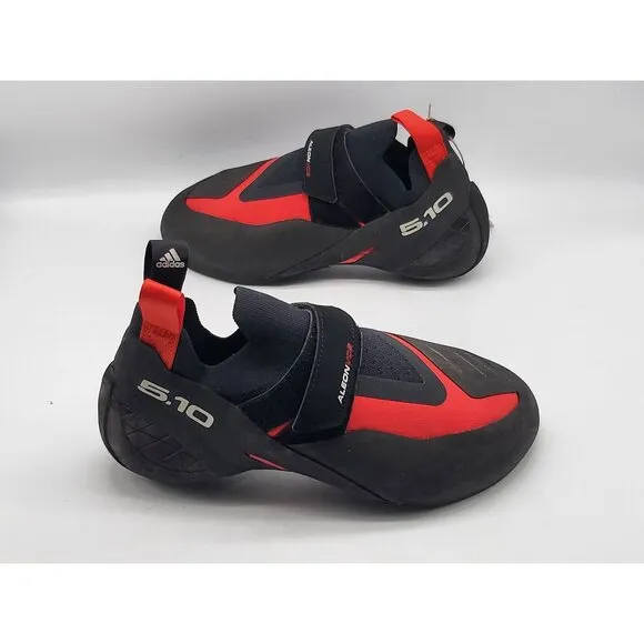 Adidas Five Ten Aleon Climbing Shoes Mens Size 12 Black &amp; Red BC0861