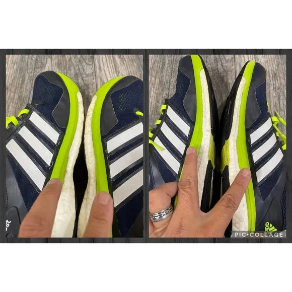ADIDAS GLIDE BOOST SUPERNOVA Blue Mens Running Shoes Sneakers size 10