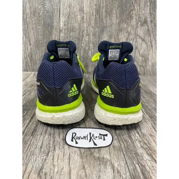 ADIDAS GLIDE BOOST SUPERNOVA Blue Mens Running Shoes Sneakers size 10