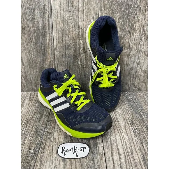 ADIDAS GLIDE BOOST SUPERNOVA Blue Mens Running Shoes Sneakers size 10