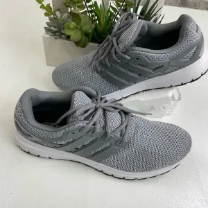 Adidas Gray Athletic Shoes with Lightweight Mesh Design