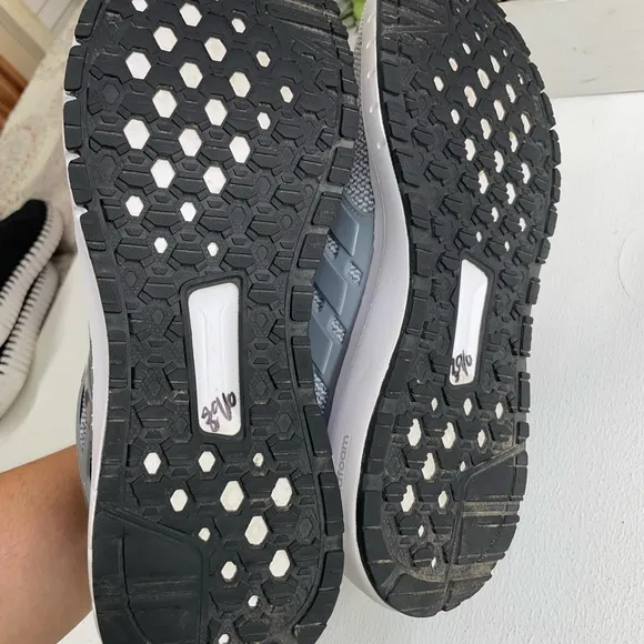 Adidas Gray Athletic Shoes with Lightweight Mesh Design