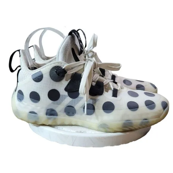 Adidas Harden‎ Vol. 5 Futurenatural Polka Dot - White/Black Mens Size 7