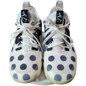 Adidas Harden‎ Vol. 5 Futurenatural Polka Dot - White/Black Mens Size 7