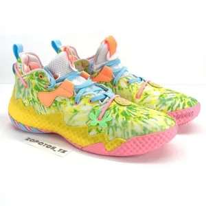 Adidas Harden Vol 6 Multicolor  Tie Dye  Basketball Shoes Men's Sz 9 HQ6096