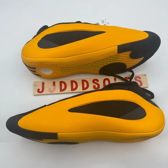 Adidas Harden Vol. 8 Basketball Shoes Black Yellow IG6589 Men's Size 12 NWT