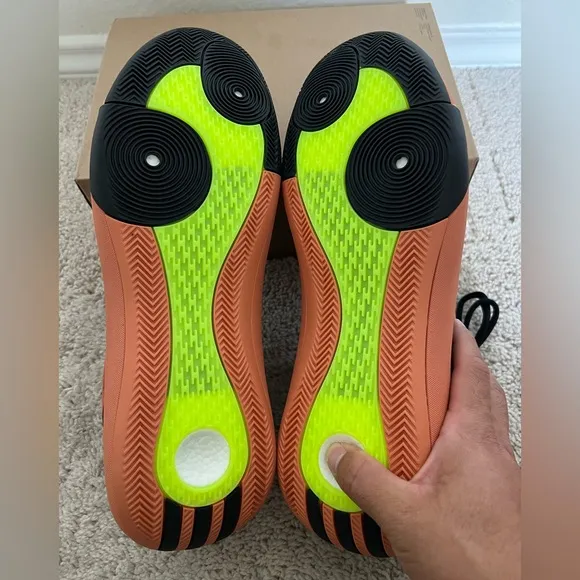 Adidas Harden Vol.8 Black Orange Breathable Basketball Shoes