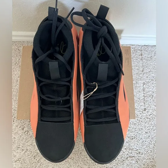 Adidas Harden Vol.8 Black Orange Breathable Basketball Shoes