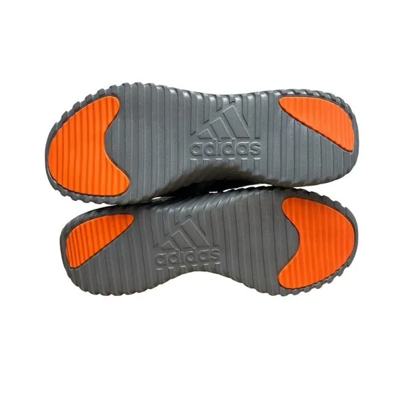 ADIDAS KAPTIR 3.0 LIGHTWEIGHT RUNNING SHOES MENS SIZE 11 BLACK GREY ORANGE NEW