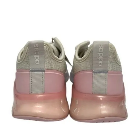 Adidas‎ Kaptir Womens Running Shoes Sneakers Size 9.5 NIB Pink Chalk White